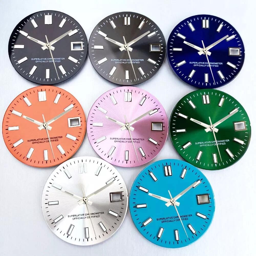 Luminous Dial Face - Mod estéril 29mm relógio dial rosto