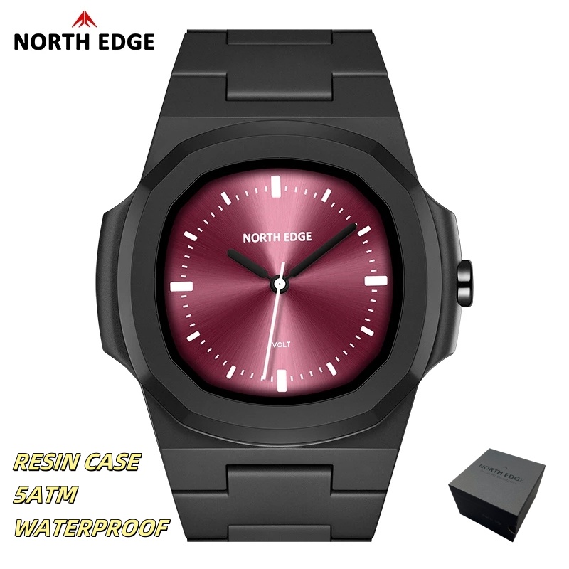 Waterproof Diving Watch - North edge relógio para homem novo