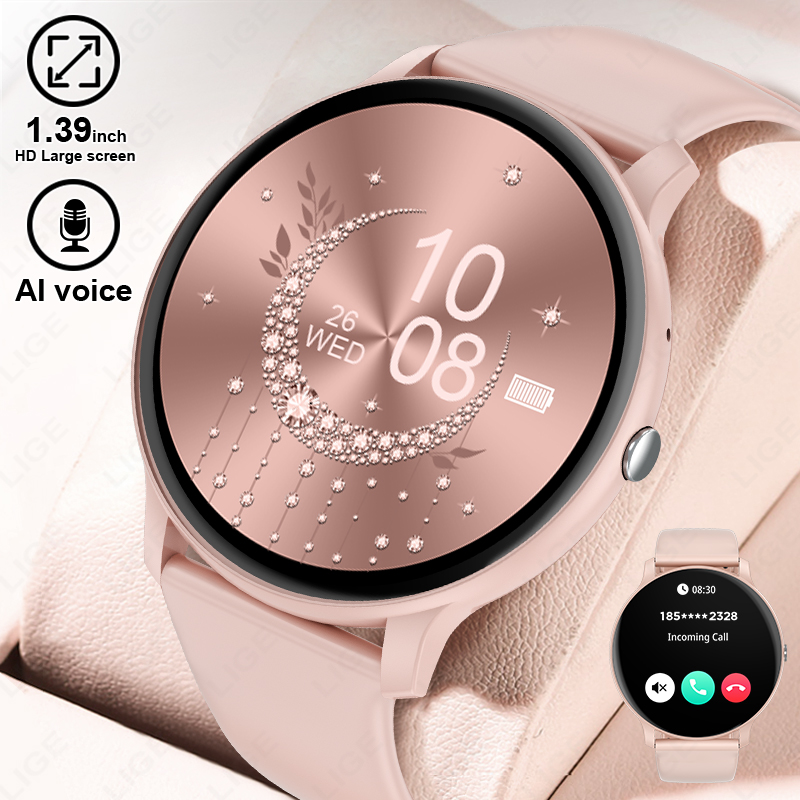 Smartwatch Ladies Watches For Women - Lige relógio inteligente feminino masculino bluetooth