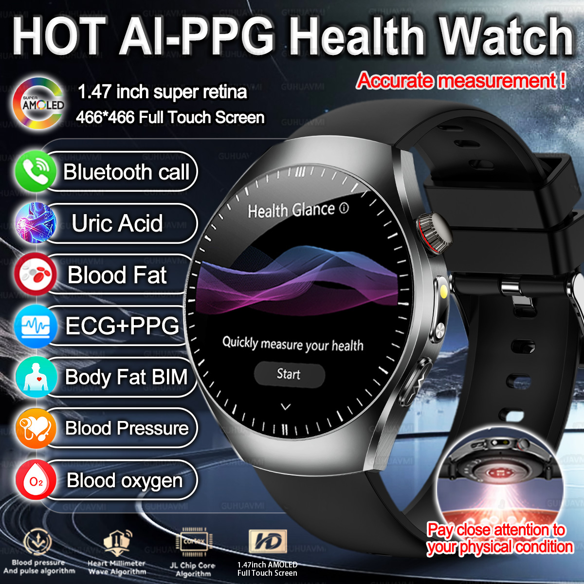 Smartwatch Watches For Women Branded - Nova marca 2026 atualização verificação de