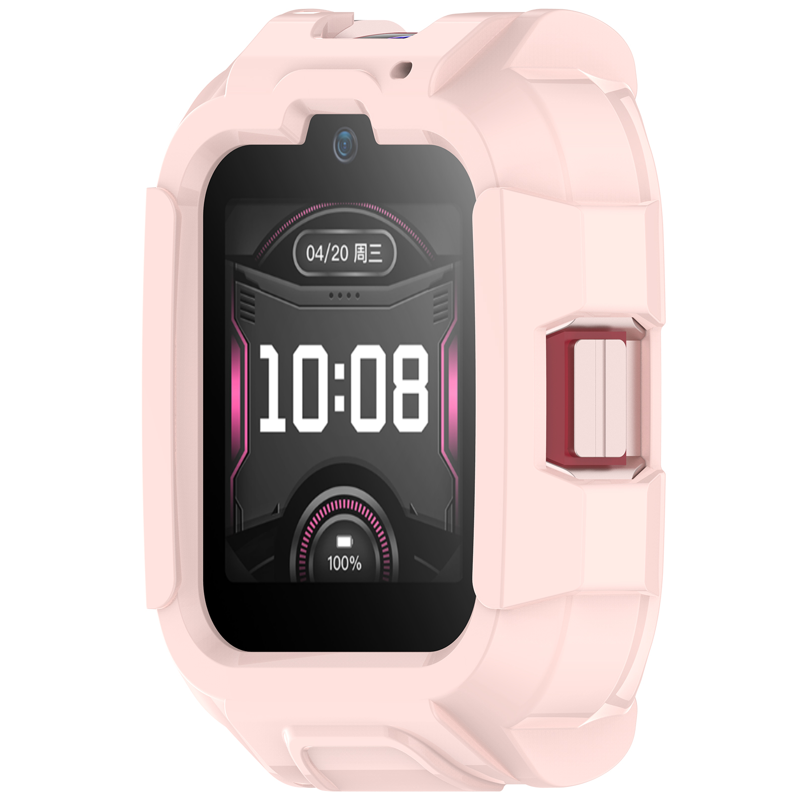 Smartwatch Pink Watches For Kids - Capa Protetora de TPU para Smartwatch