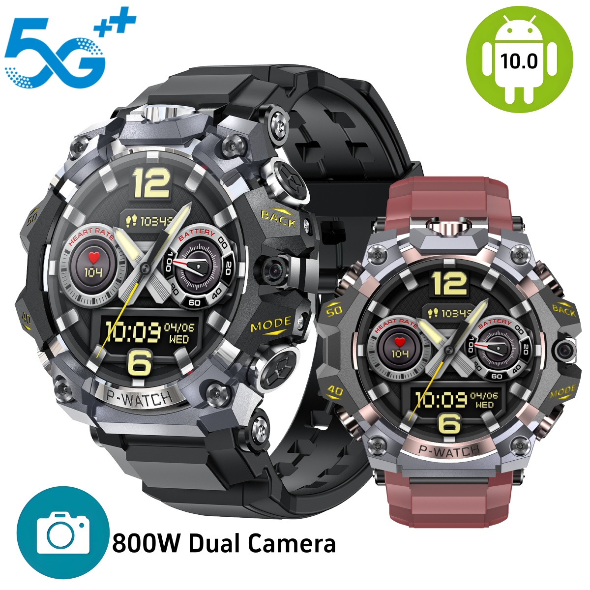 Smartwatch Watches Price - Smartwatch Q668 Android 10.0 1.95 polegadas