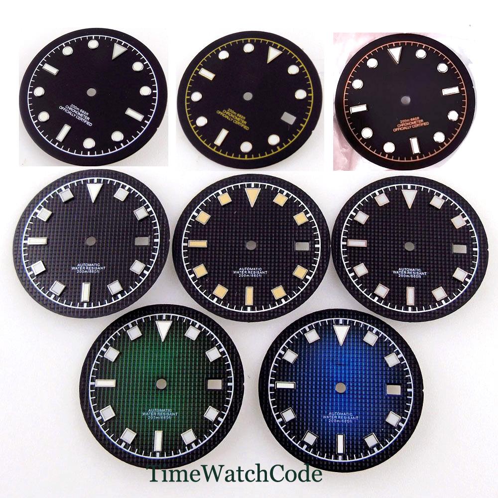Luminous Dial Face - Mostrador de Relógio de 33,5mm Compatível