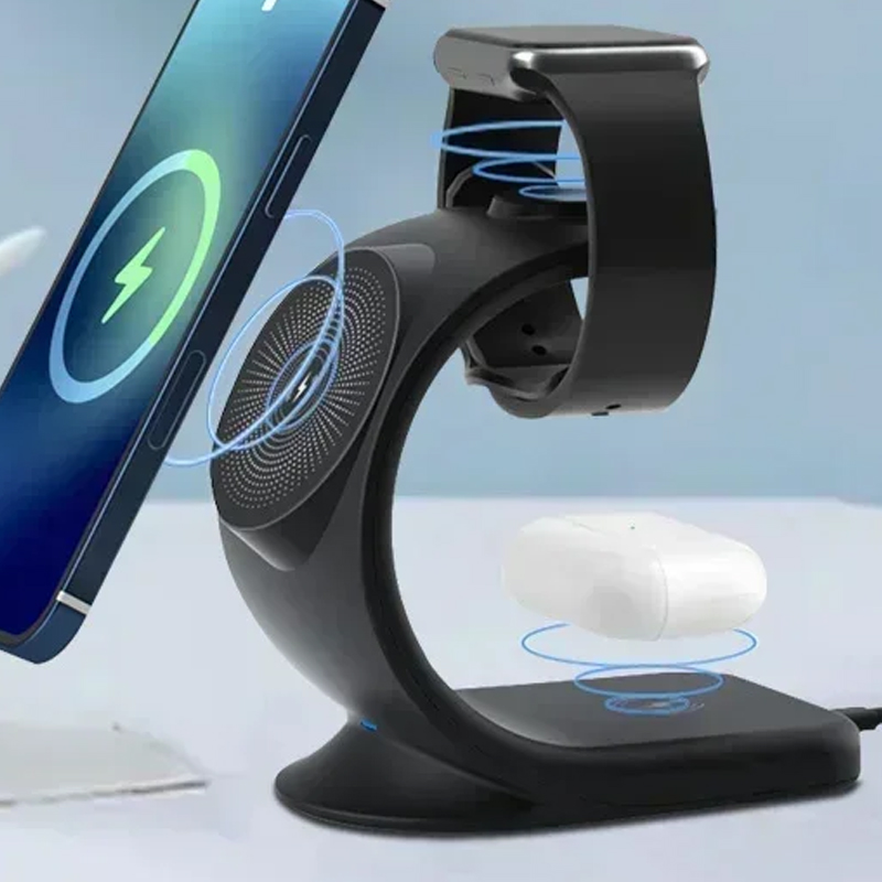 Smartwatch Watches For Iphone - Carregador magnético sem fio 3 em