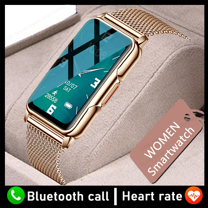 Smartwatch Watches For Women Branded - LIGE-Relógio Inteligente Impermeável para Mulheres, Monitoramento
