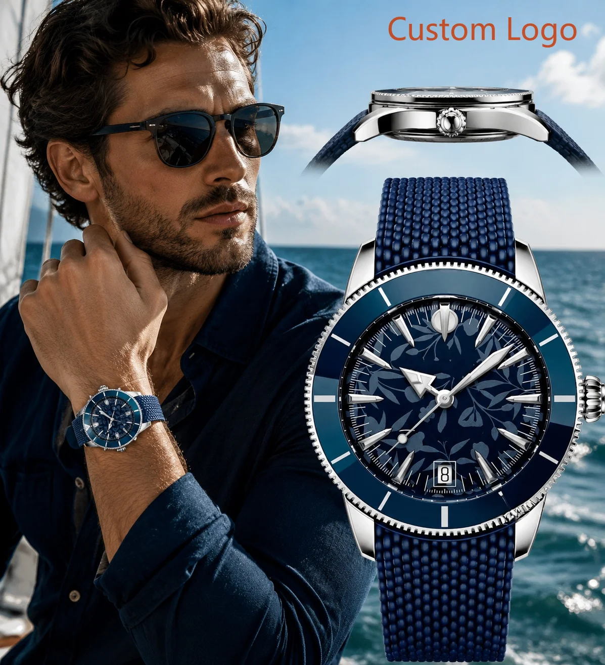 Waterproof Diving Watch - Relógio Automático Masculino de Mergulho 46mm