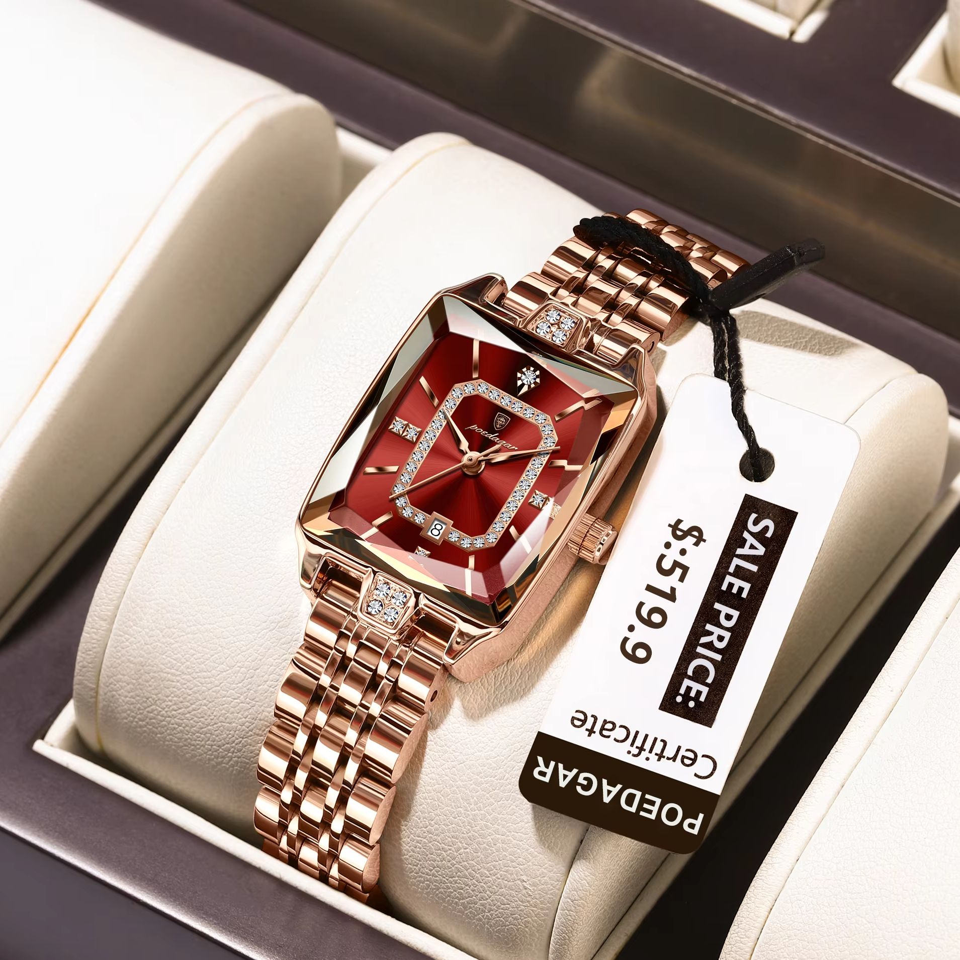 Waterproof Diving Watch - Poedagar moda elegante feminino relógio de