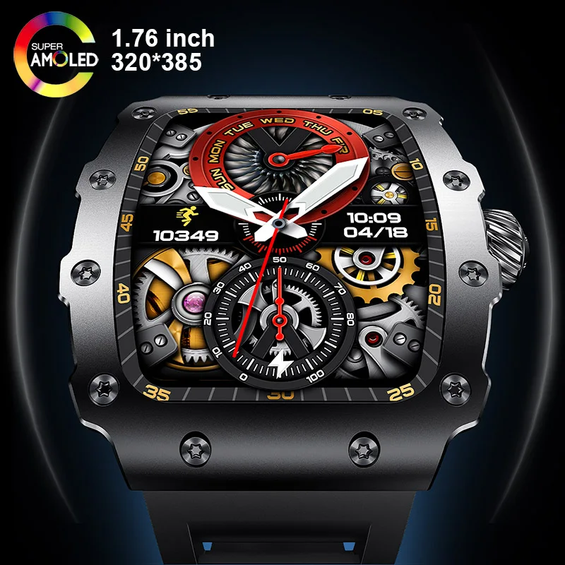 Hybrid Smartwatch - Nova tendência relógio inteligente 1.76 polegada