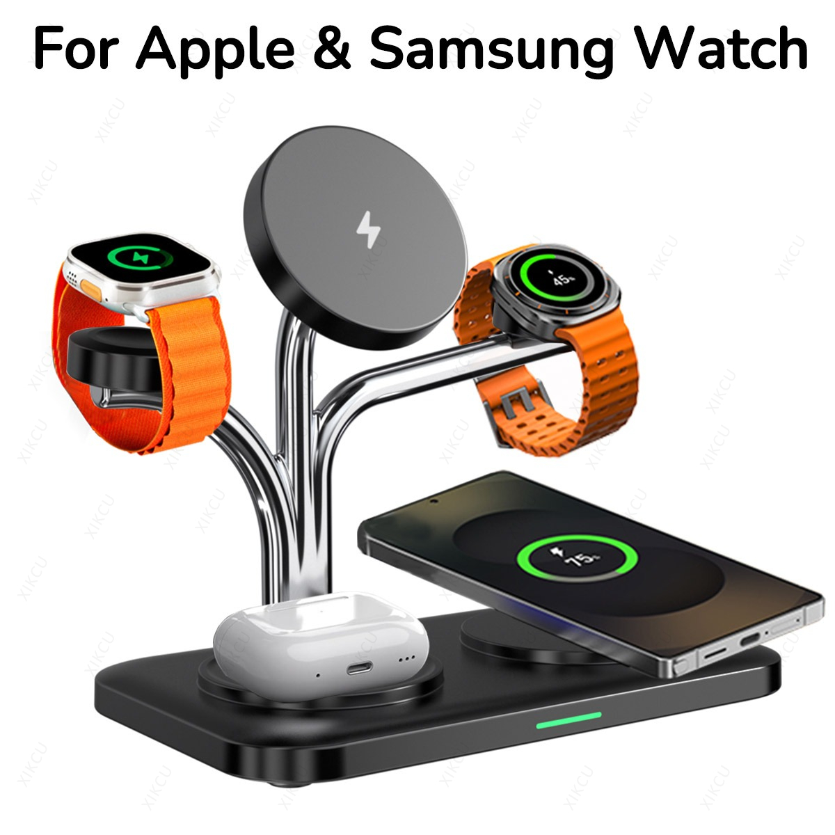 Smartwatch Watches For Iphone - Carregador magnético sem fio 5 em