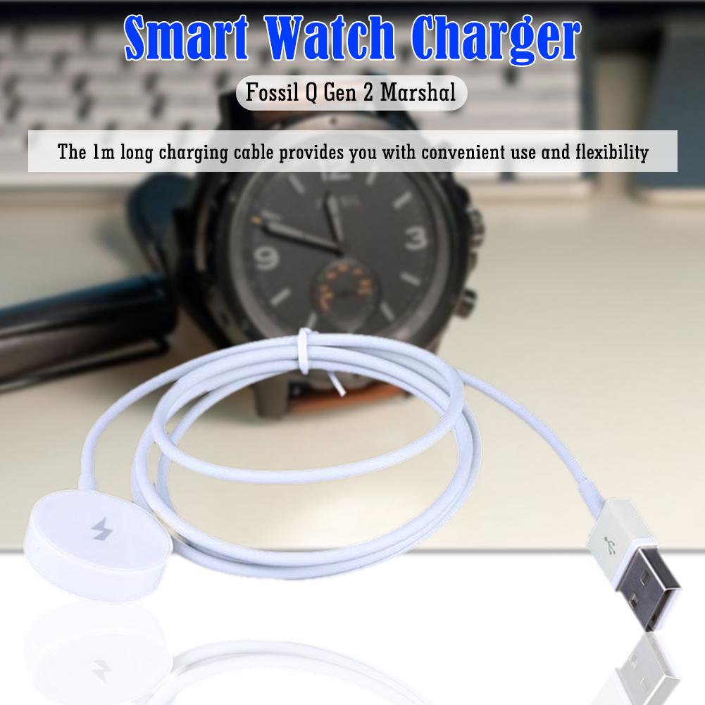 Fossil Watches Smartwatch Gen 3 - Carregador Magnético de 1m para Smartwatch