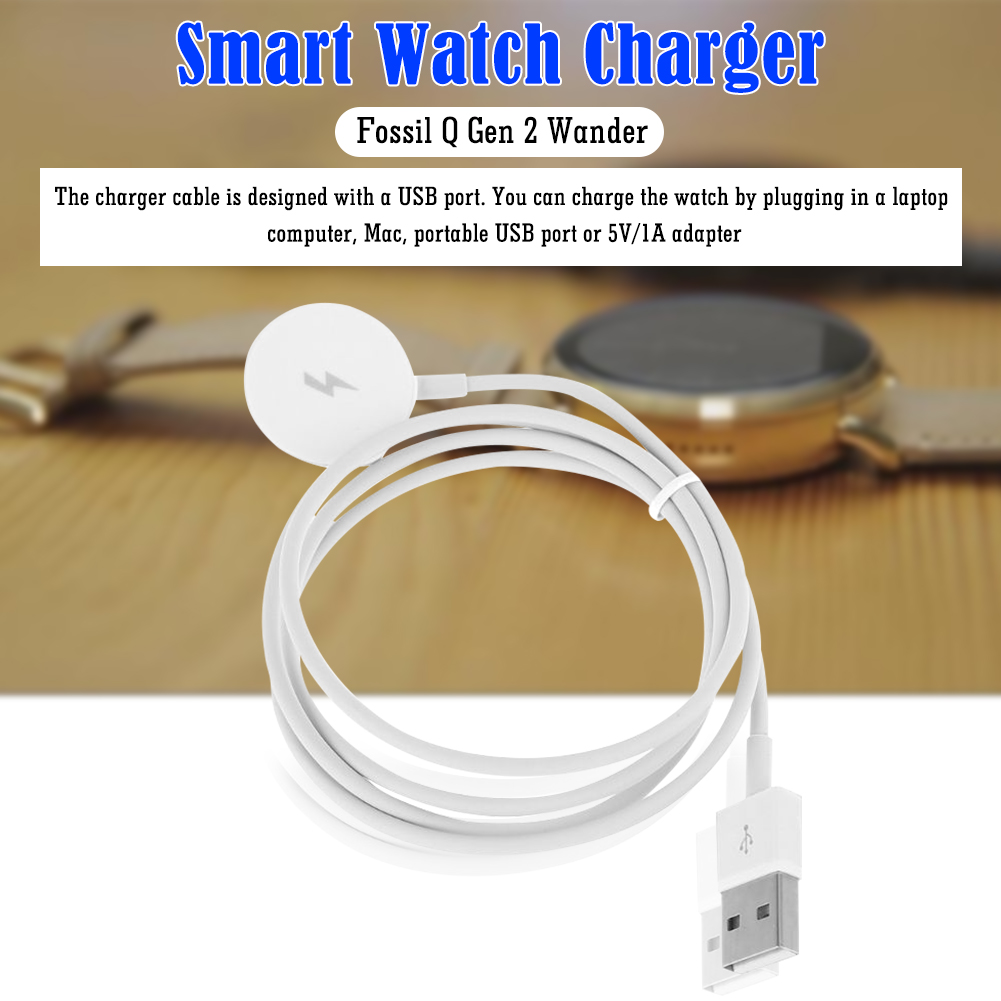 Fossil Watches Smartwatch Gen 3 - Cabo Carregador USB para Relógios, Base