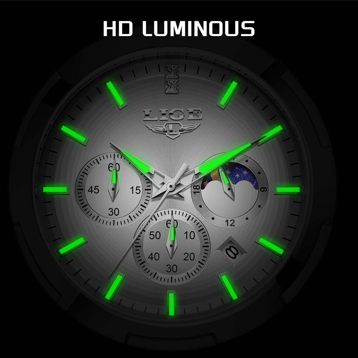 Relógio de Luxo LIGE para Mulh - Smartwatch Watches For Women Branded avaliação e preço
