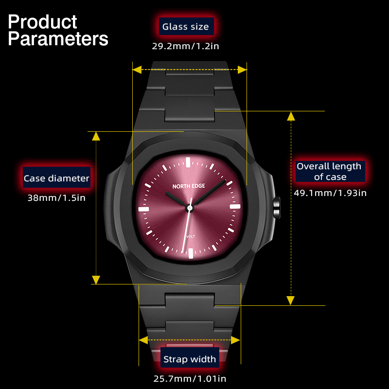 North edge relógio para homem  - Waterproof Diving Watch avaliação e preço