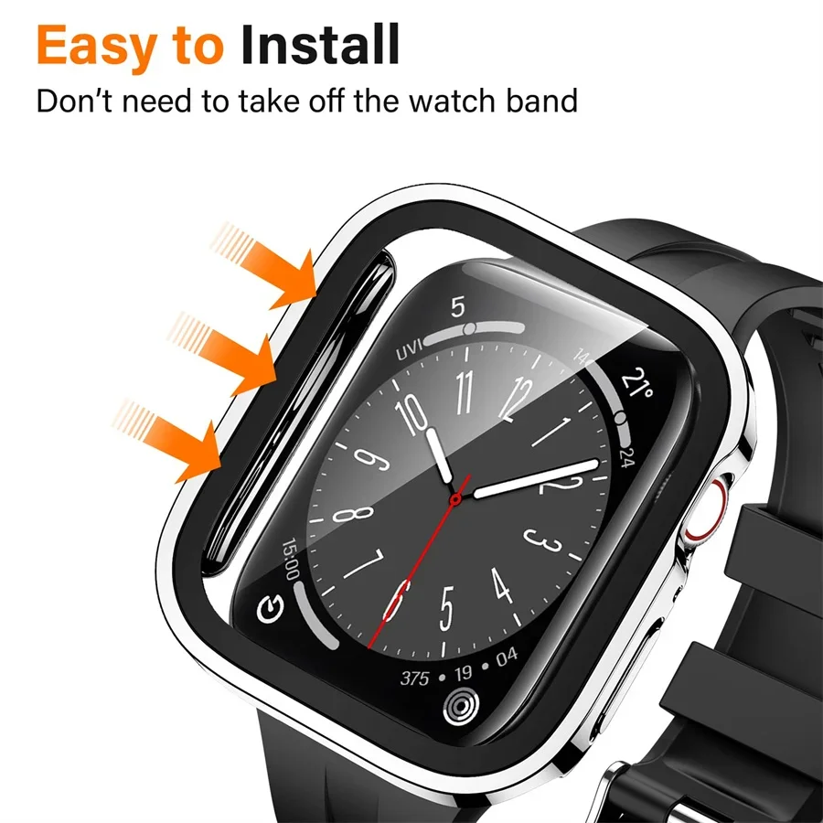 Vidro + capa para apple watch  - Smartwatch Watches Price avaliação e preço