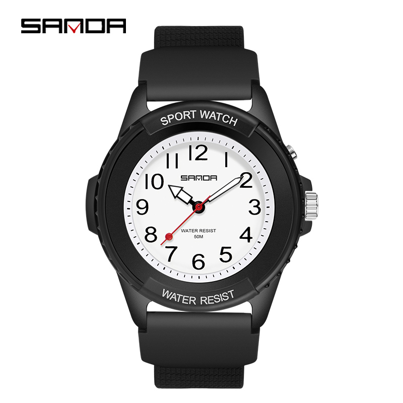 Sanda 6018 nova moda crianças  - Waterproof Diving Watch avaliação e preço
