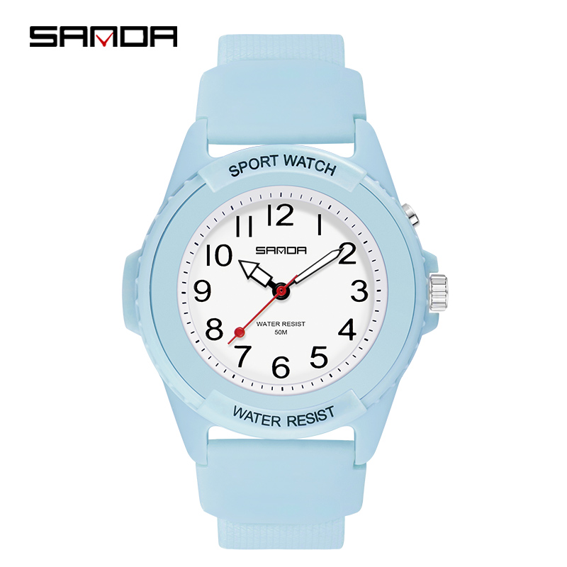 Sanda 6018 nova moda crianças  - Waterproof Diving Watch avaliação e preço