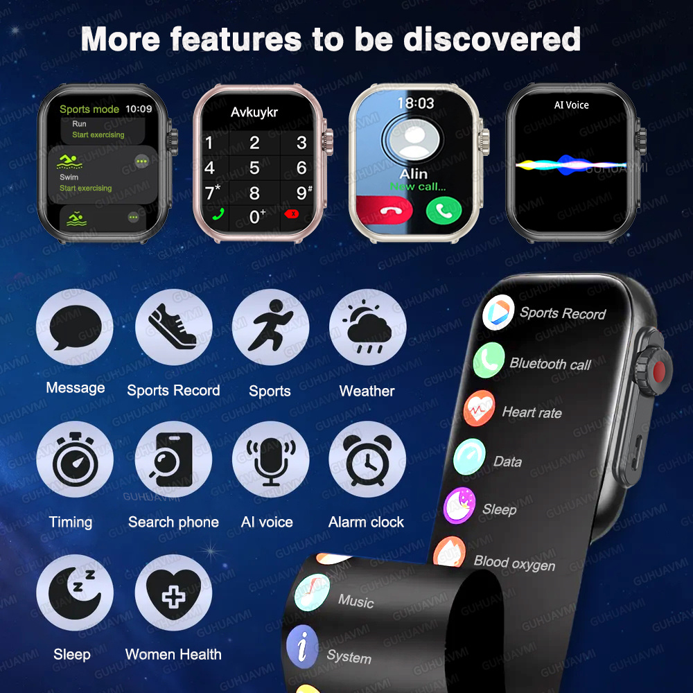 Para ios relógio ultra 2 se ma - Smartwatch Watches For Women Branded avaliação e preço
