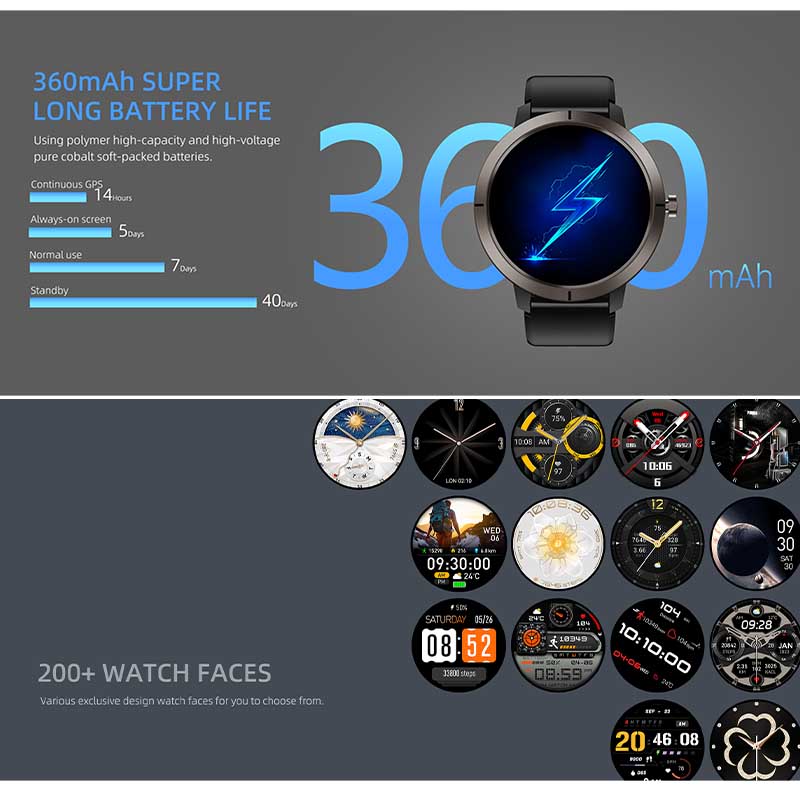 Relógio Inteligente GPS 2026 A - Hybrid Smartwatch avaliação e preço