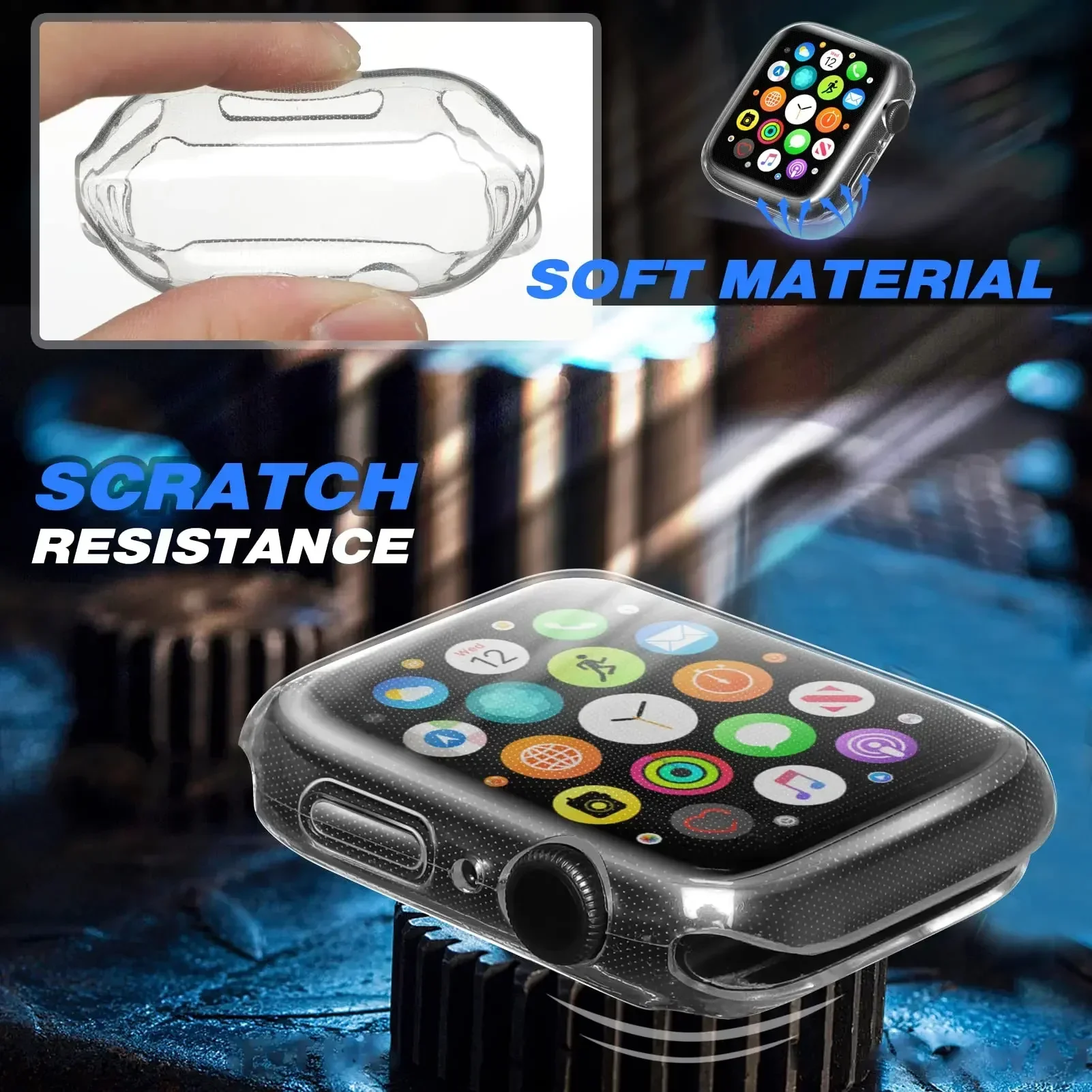 Capa para apple watch case 44m - Smartwatch Watches Price avaliação e preço