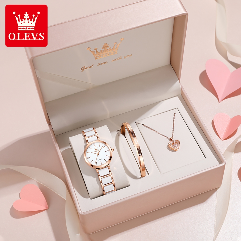 Olevs relógio feminino 5877 lu - Luxury Ceramic Watch avaliação e preço