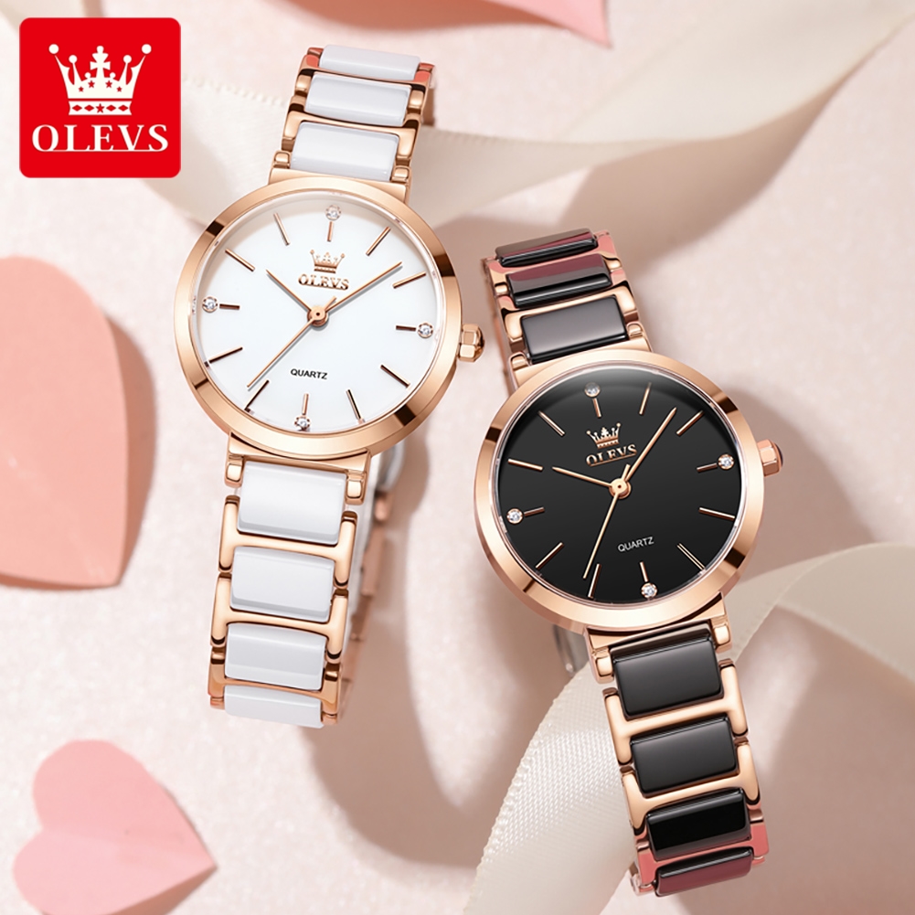 Olevs relógio feminino 5877 lu - Luxury Ceramic Watch avaliação e preço