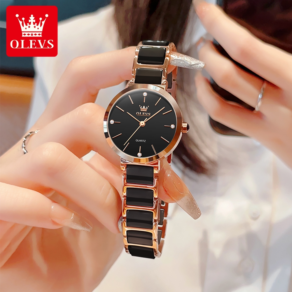 Olevs relógio feminino 5877 lu - Luxury Ceramic Watch avaliação e preço