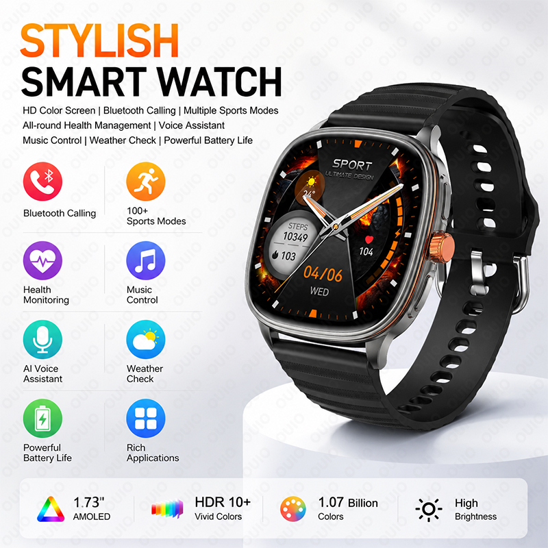 Novo Smartwatch NFC 2026 com M - Watch Smartwatch Android avaliação e preço