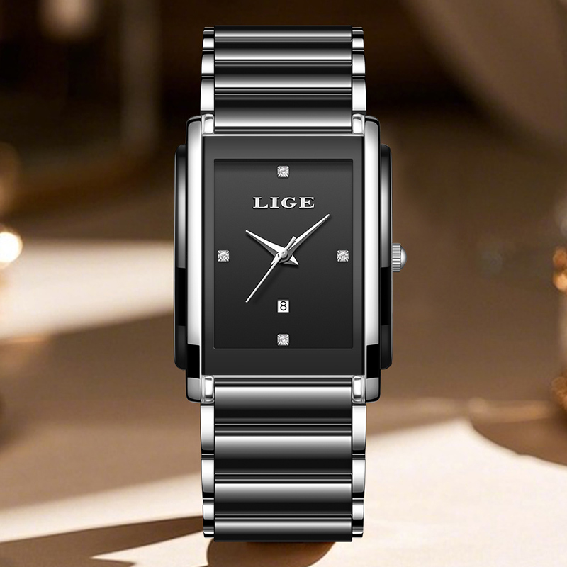 Lige novo luxo relógios femini - Waterproof Diving Watch avaliação e preço