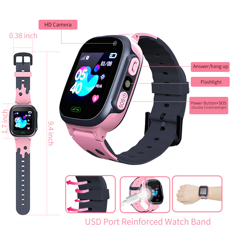 Crianças relógio inteligente à - Smartwatch Watches For Kid Boy With Alarm avaliação e preço
