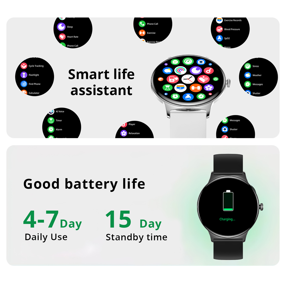 COLMI V89 Smartwatch feminino  - Hybrid Smartwatch avaliação e preço