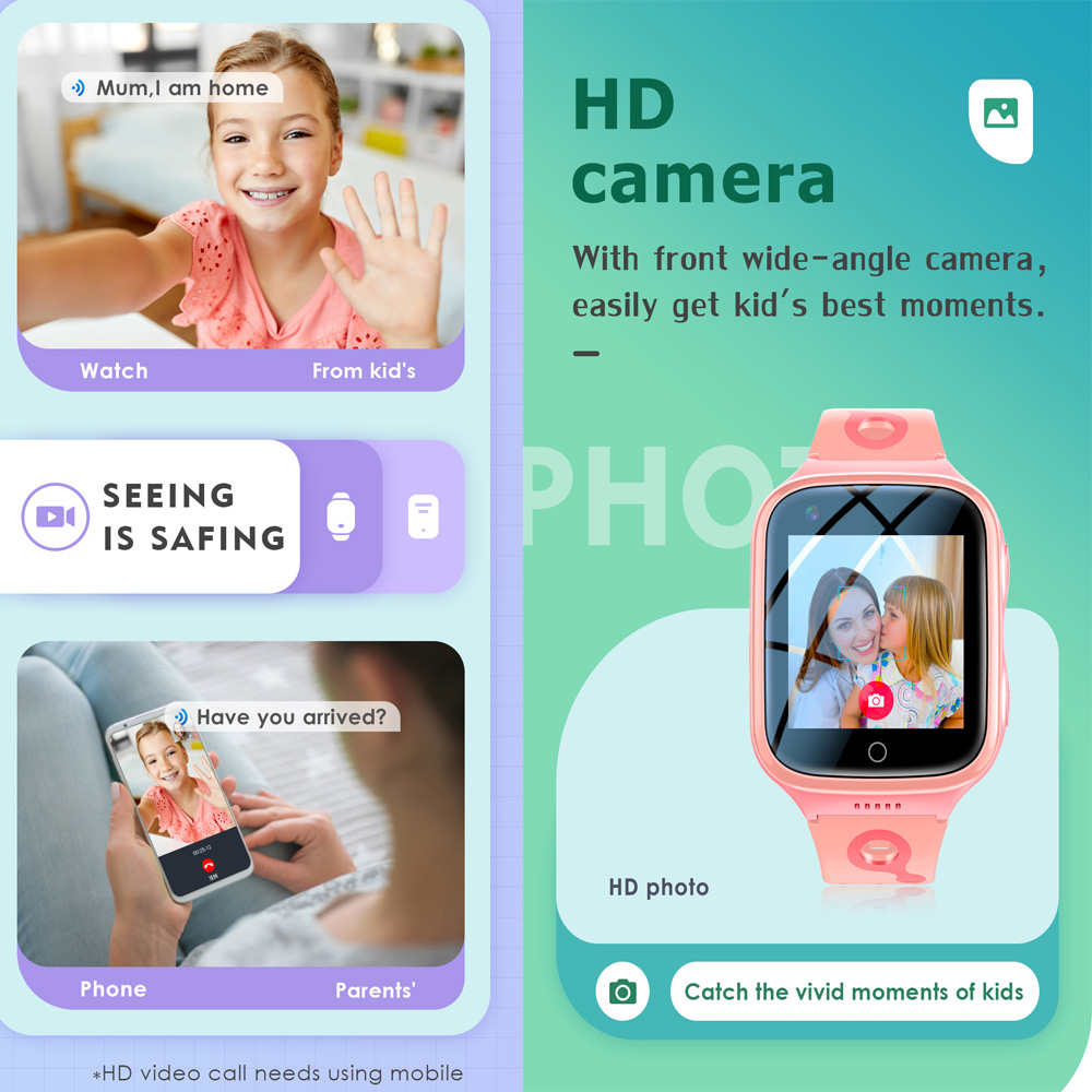 Relógio Inteligente 4G para Cr - Smartwatch Watches For Kid Boy With Alarm avaliação e preço