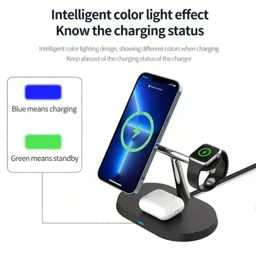 Carregador Magnético Sem Fio 3 - Smartwatch Watches For Iphone avaliação e preço