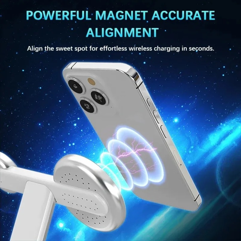 Carregador sem fio 3 em 1 com  - Smartwatch Watches For Iphone avaliação e preço