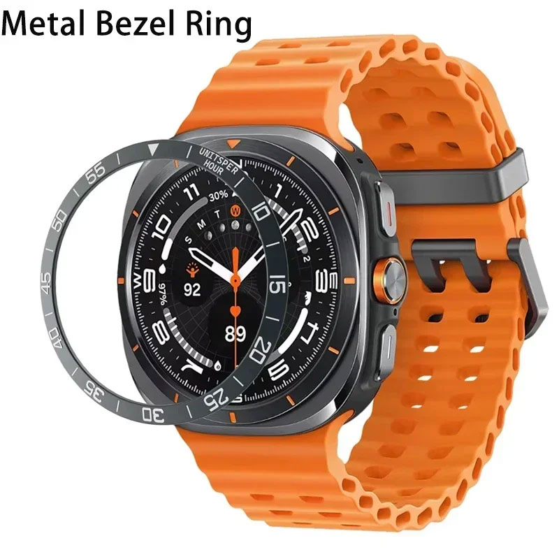Capa de metal moldura anel cas - Watch Smartwatch Android avaliação e preço