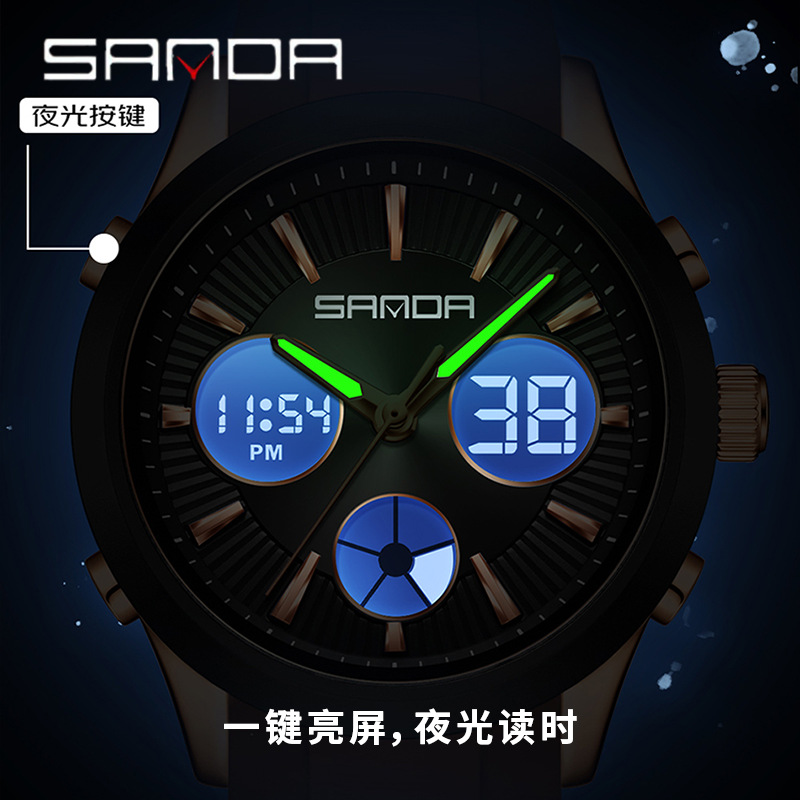 Relógio eletrônico SANDA lumin - Smartwatch Watches Price avaliação e preço