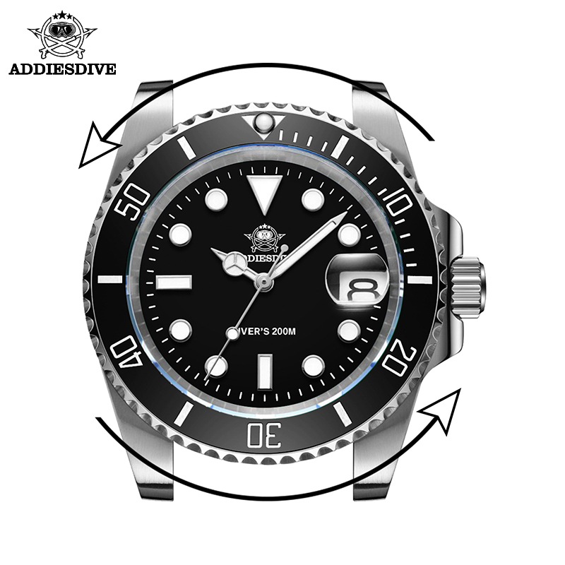 Addiesdive relógio clássico ma - Luxury Ceramic Watch avaliação e preço