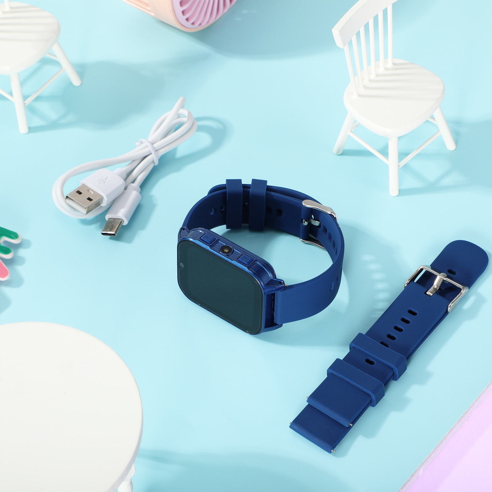 Relógio Inteligente Infantil c - Smartwatch Pink Watches For Kids avaliação e preço