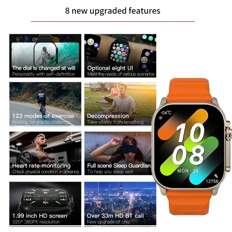 Novo Relógio Série 9 PK HK8 PR - Smartwatch Watches Price avaliação e preço