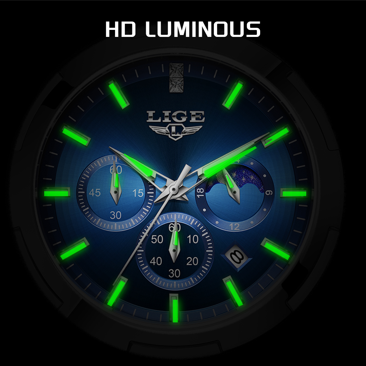 Relógio de Luxo LIGE para Mulh - Smartwatch Watches For Women Branded avaliação e preço