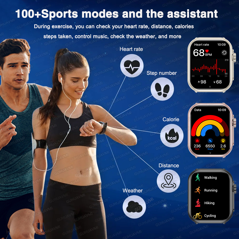 2025 relógio ultra 2 se mascul - Smartwatch Watches For Women Branded avaliação e preço