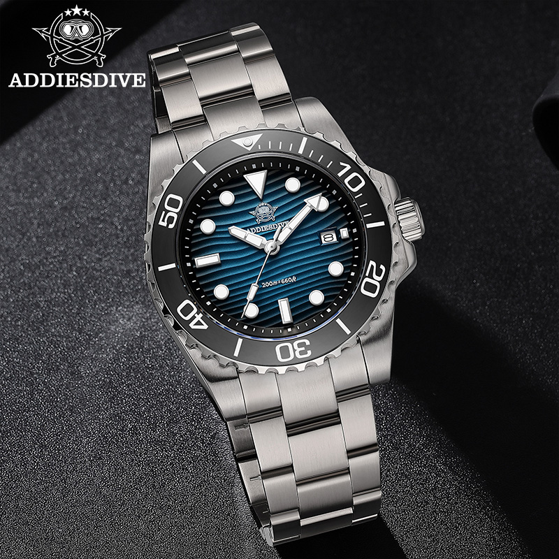 Addiesdive relógio de quartzo  - Waterproof Diving Watch avaliação e preço