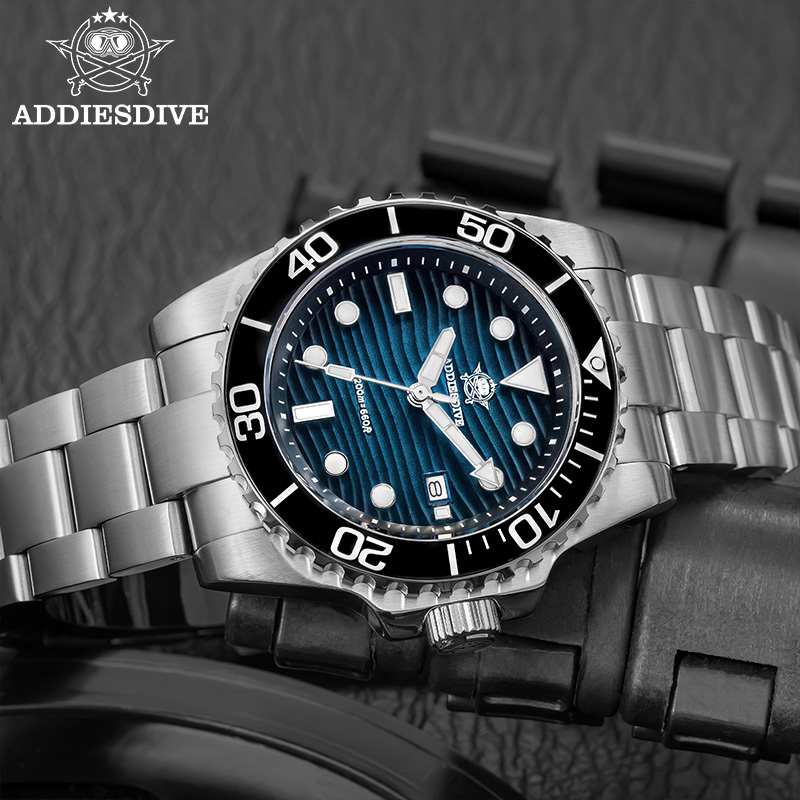 Addiesdive relógio de quartzo  - Waterproof Diving Watch avaliação e preço